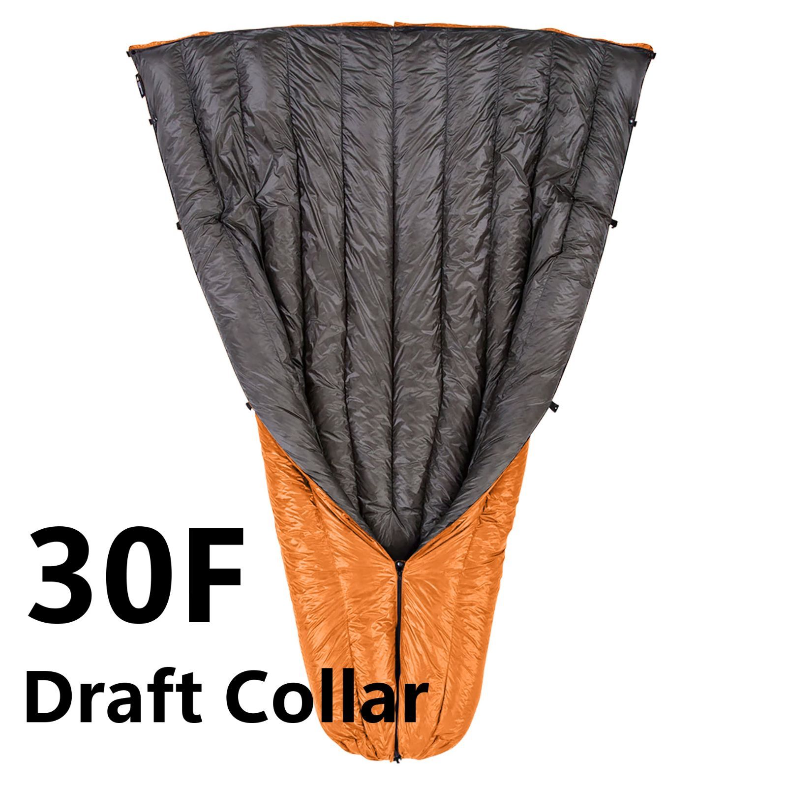 Enlightened Equipment エンライト イクイップメント Revelation Sleeping Quilt 850 30°F -1°C Draft Collarドラフト レヴェレーション スリーピング キルト BurntOrange