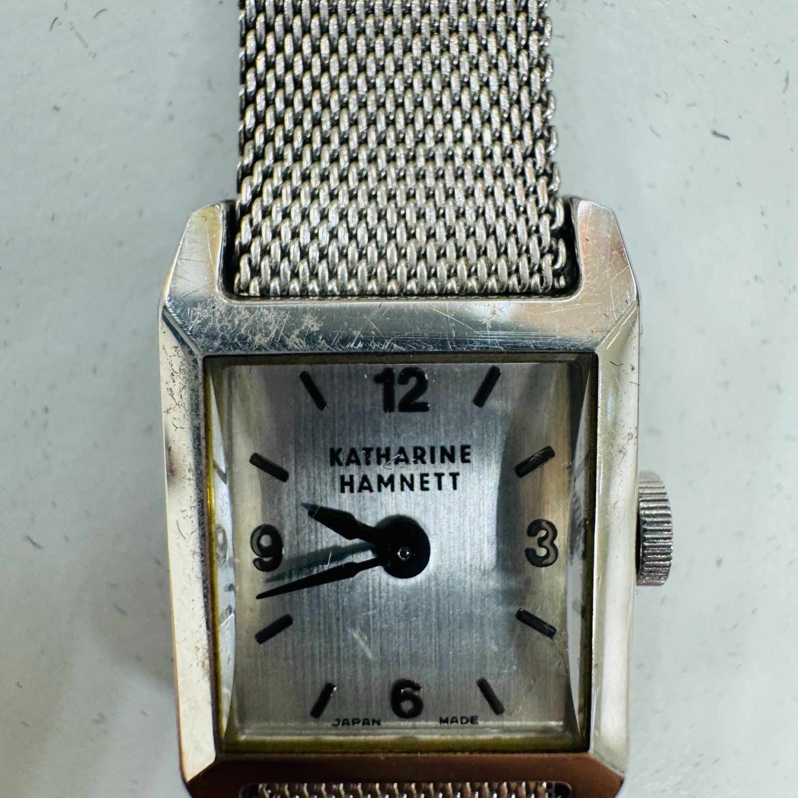 A【電池切れ】KATHARINE HAMNETT キャサリンハムネット KH-8002 