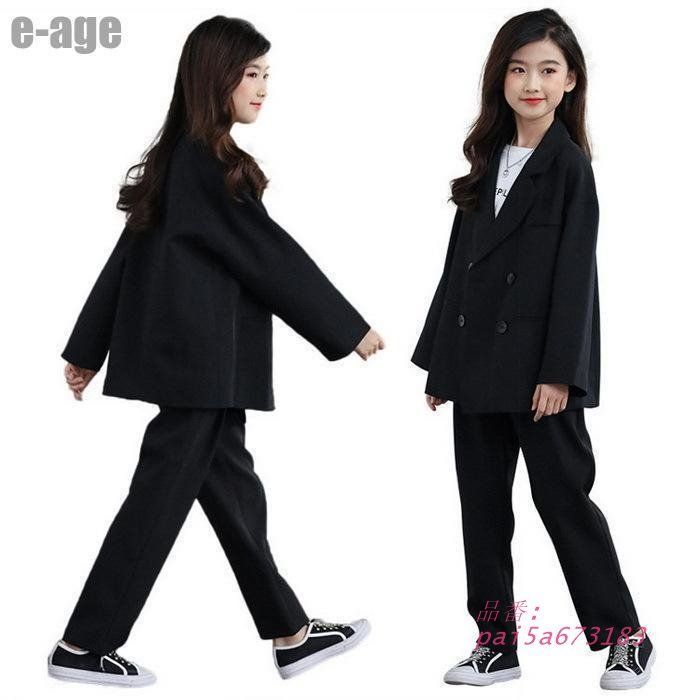 卒業式 スーツ 女の子 卒服 パンツスーツ 小学生 フォーマル 韓国 冠婚葬祭 発表会 中学生 子供服 お受験 pai5a673183