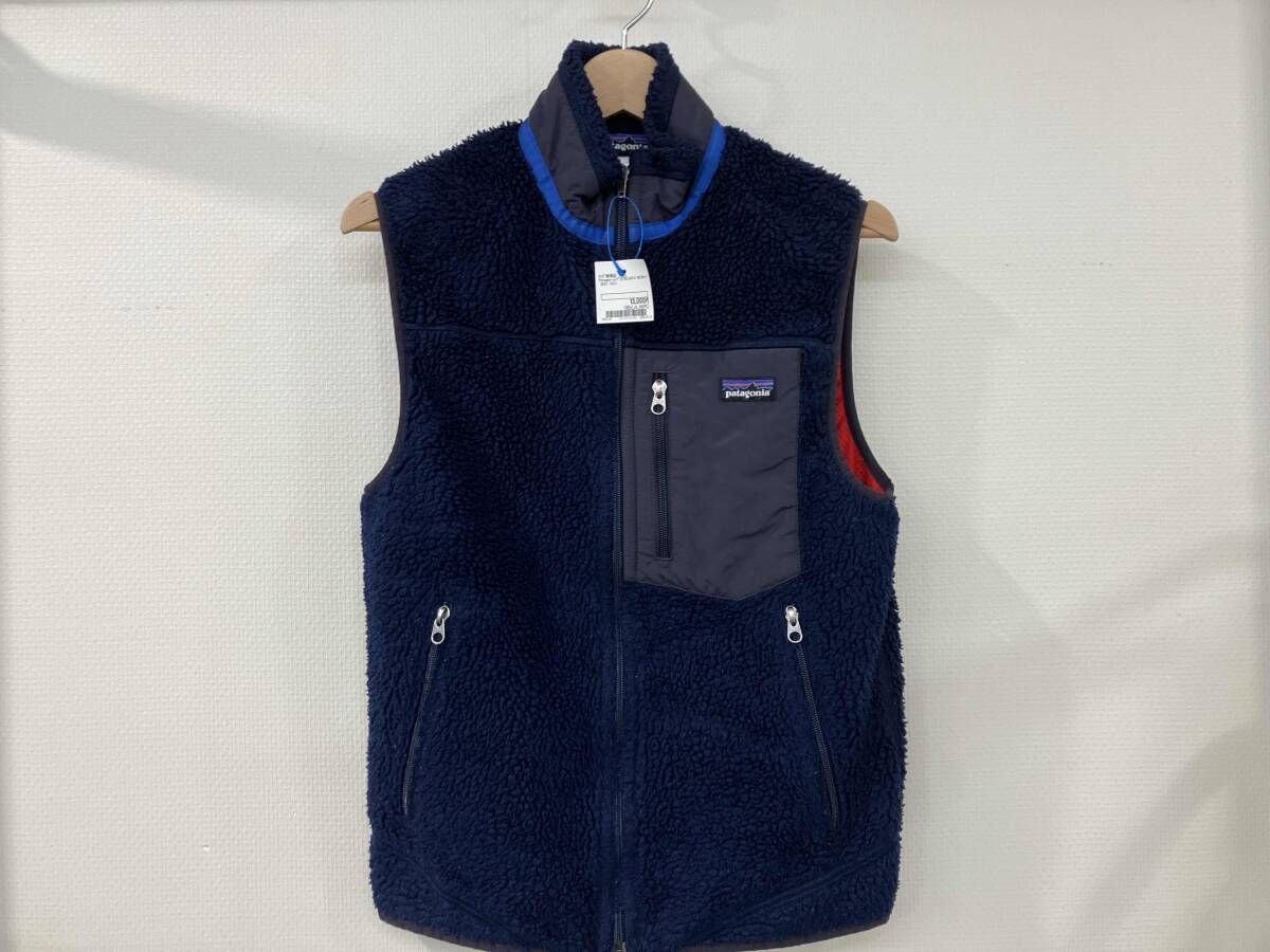 Patagonia パタゴニア CLASSIC RETRO-X VEST FA13 13年製 ベスト フリースベスト XSサイズ 濃紺色