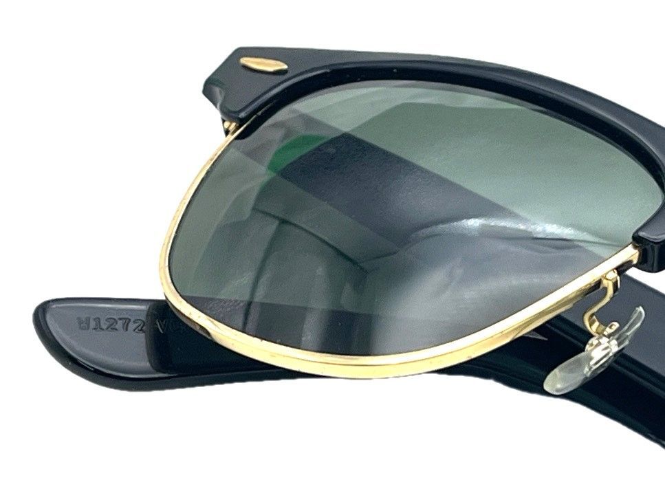 【レア】RayBan レイバン B&LボシュロムUSA製 WAYFARER GIG LAMPS 1950s B&L RAYBAN WAYFARER ANTIQUE GRAYWOOD size50
