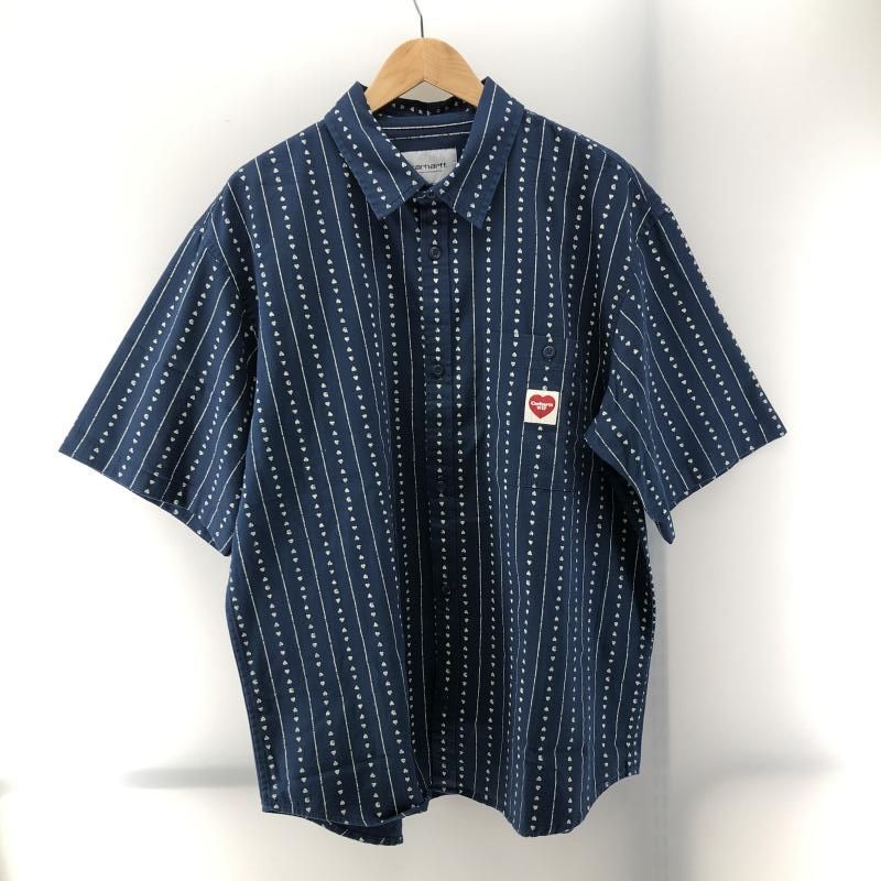 Carhartt WIP Drewe Shirt ネイビー サイズXL カーハート 24