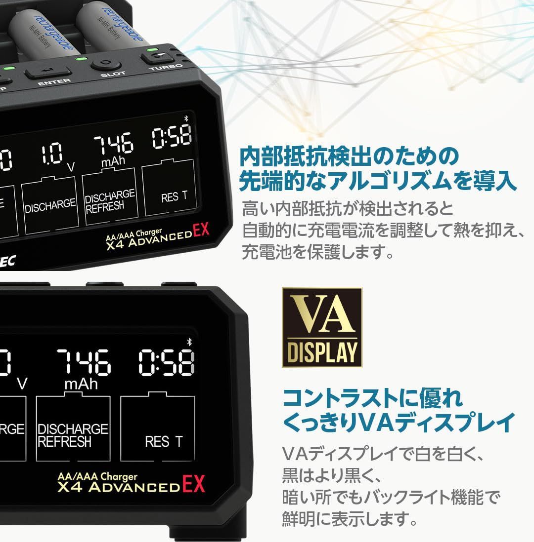【専用】購入者決まってます！ 在庫処分】EX 日本正規品 Advanced X4 Charger 44308-B AA/AAA