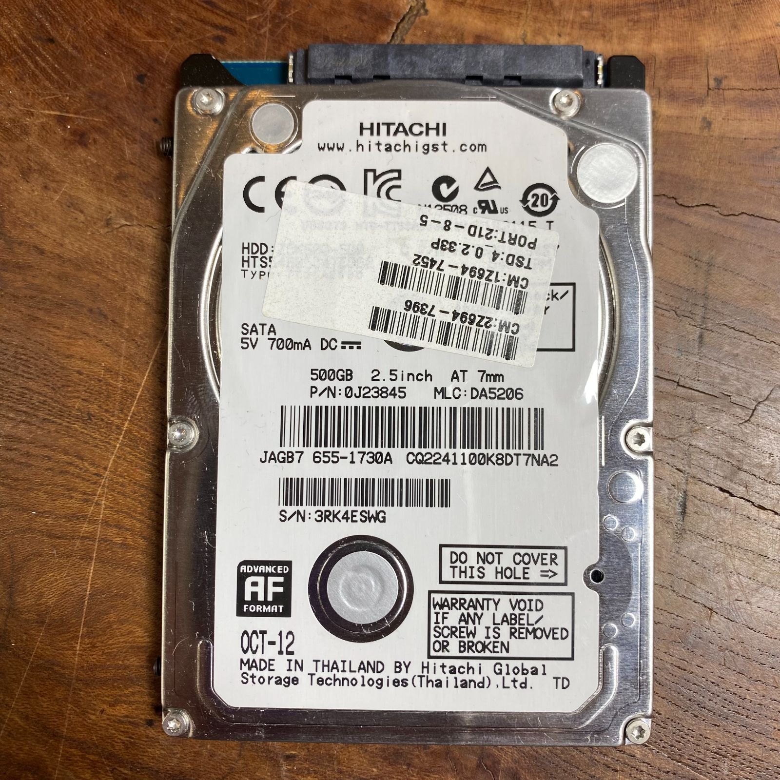 ☆HDD14TB☆中古☆約13000時間起動☆ 中古HDD】TOSHIBA 500GB SATA/回数1845 時間25939 - メルカリ