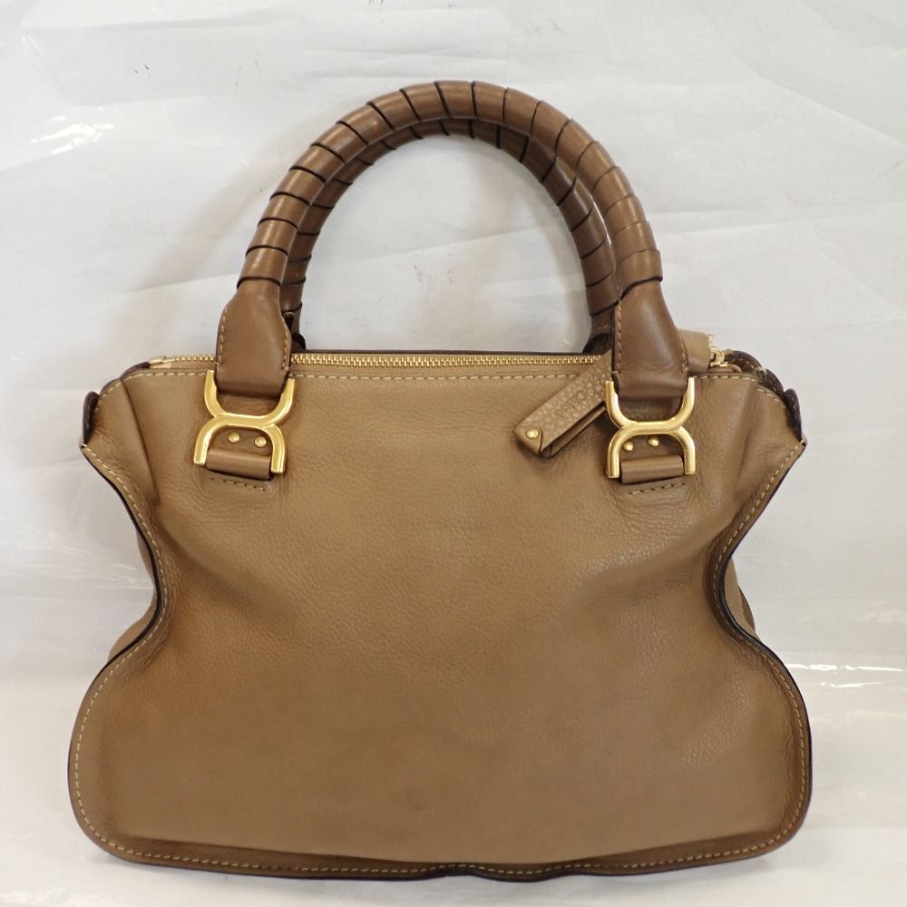 Th999513 クロエ マーシー トートバッグ 本革 ベージュ系 レディース Chloe
