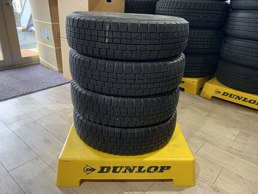 DUNLOP WINTER MAXX WM01 スタッドレス 155/65R14 NBOX ワゴンR タント