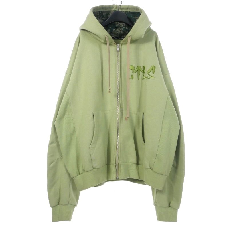 カタリスト CVTVLIST 3Dロゴ 刺繍 ジップパーカー フーディー  