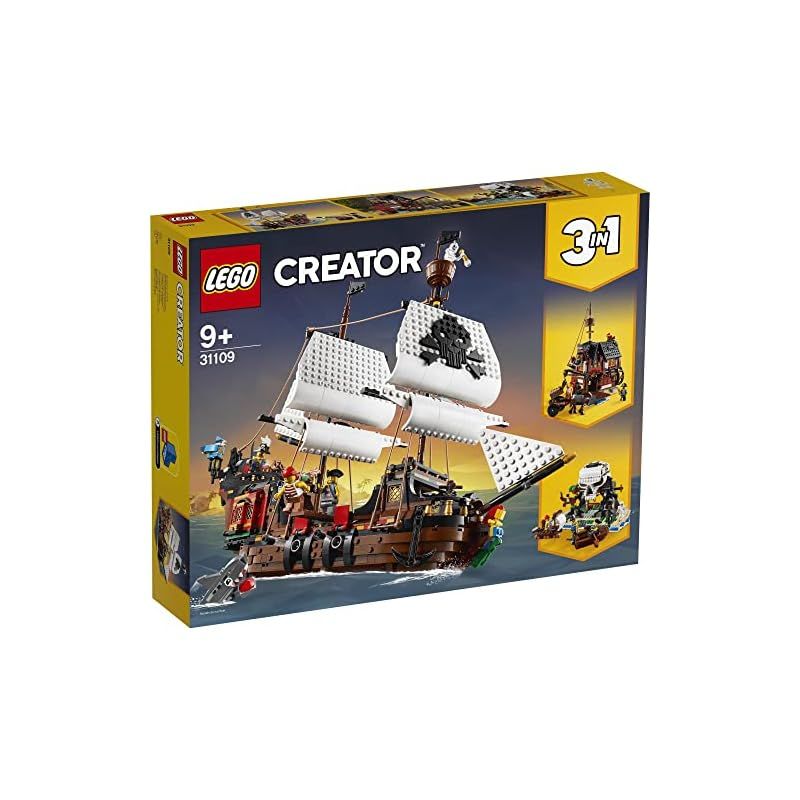 レゴ LEGO クリエイター 海賊船 おもちゃ 玩具 誕生日 プレゼント ブロック 男の子 女の子 子供 9歳 10歳 11歳 小学生 乗り物 船 ボート 乗り物 車 ミニカー 0