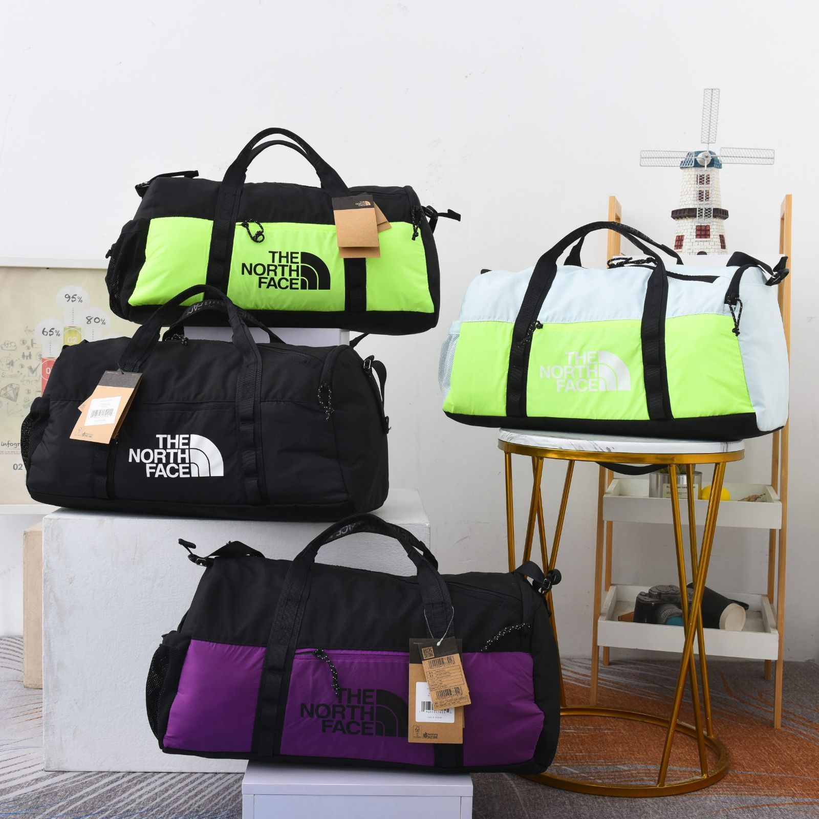 全新品 THE NORTH FACE ノースフェイス ボストンバッグ BOZER DUFFEL BAG 32L ダッフルバッグ ドラムバッグ  ショルダー スポーツバッグ 旅行バッグ BLUE BLACK 2WAY バッグ かばん NN2FP32 - メルカリ