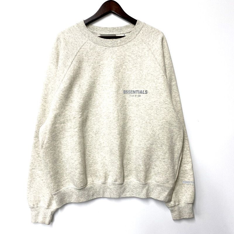 FOG ESSENTIALS エフオージーエッセンシャルズ REFLECTOR LOGO CREWNECK SWEATSHIRT リフレクター ロゴ クルーネック スウェットシャツ トレーナー 142-250511-as-11-izu