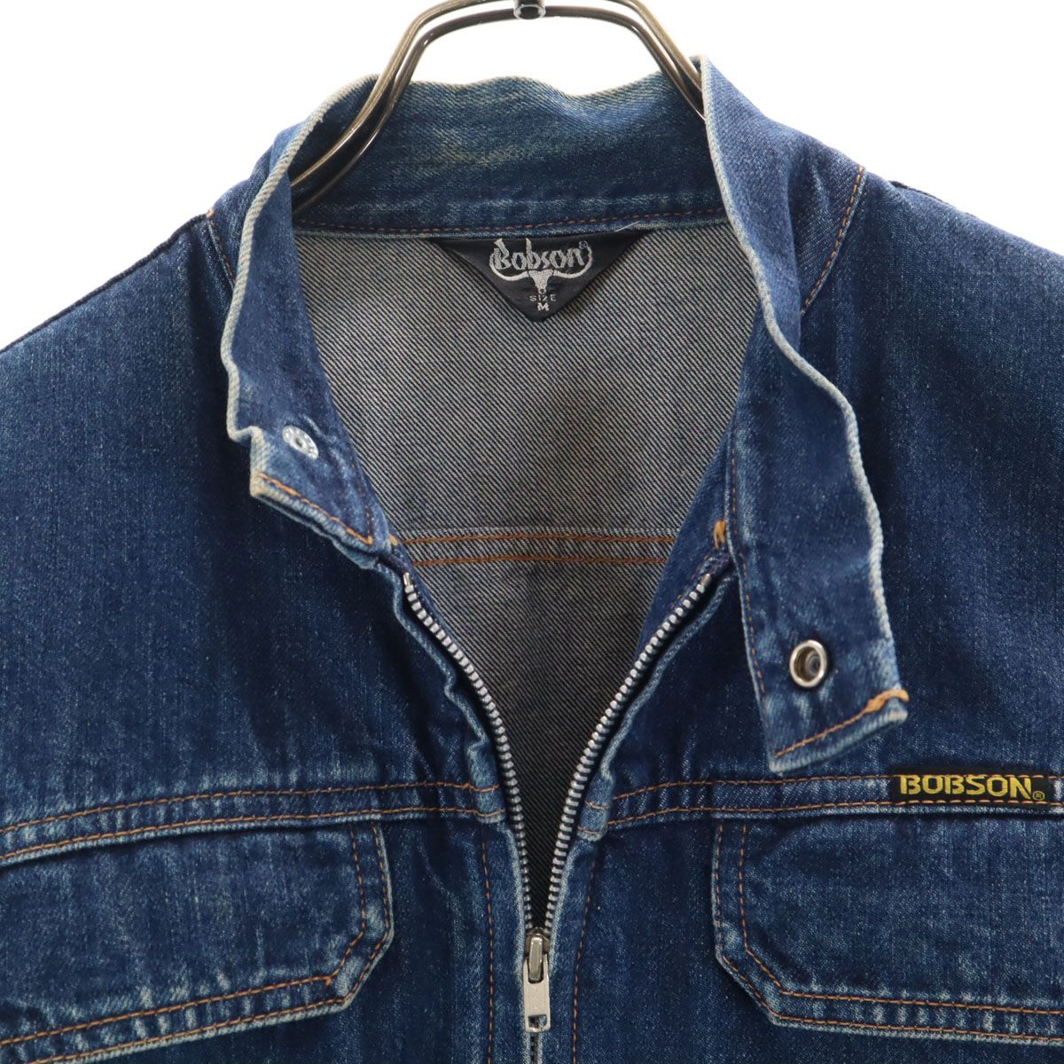 BOBSON ボブソン デニムジャケット M ネイビー ジージャン メンズ 古着 