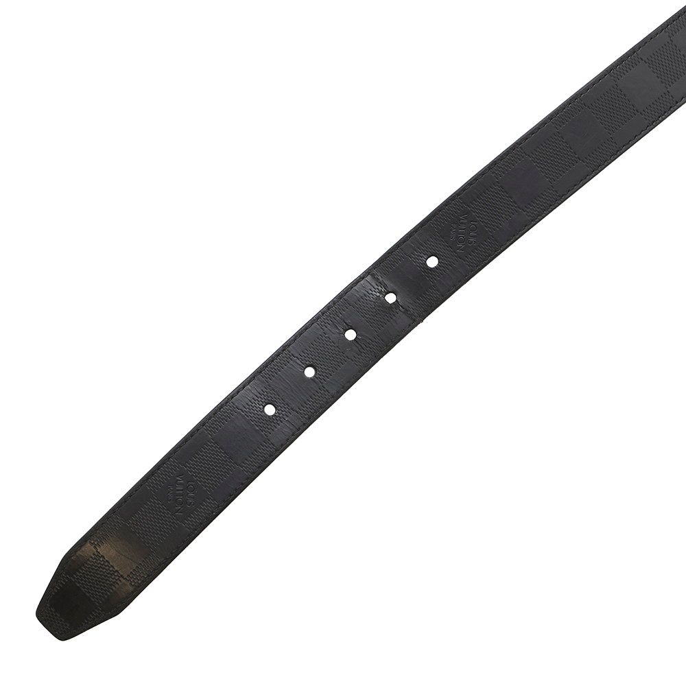 LOUIS VUITTON ダミエアンフィニ サンチュールボストン ベルト 黒 LOUIS VUITTON ルイヴィトン ダミエ アンフィニ サンチュールボストン