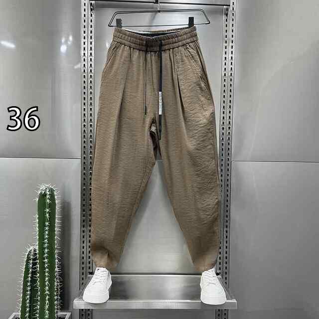 [36]秋冬 コーデ メンズ  服 シンプル ファッション オシャレ 大人 かっこいい 大きいサイズ ストリート 紳士服  カジュアル パンツ 薄型 通気性 綿 リネン プリーツ