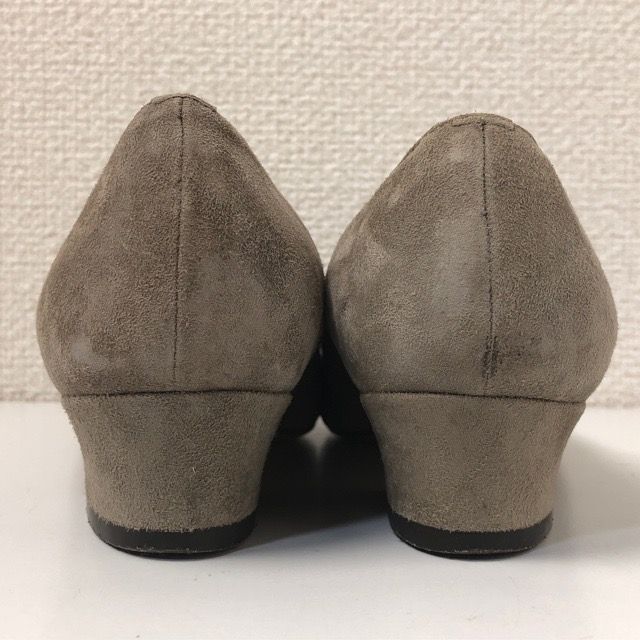 フラットシューズ グレー