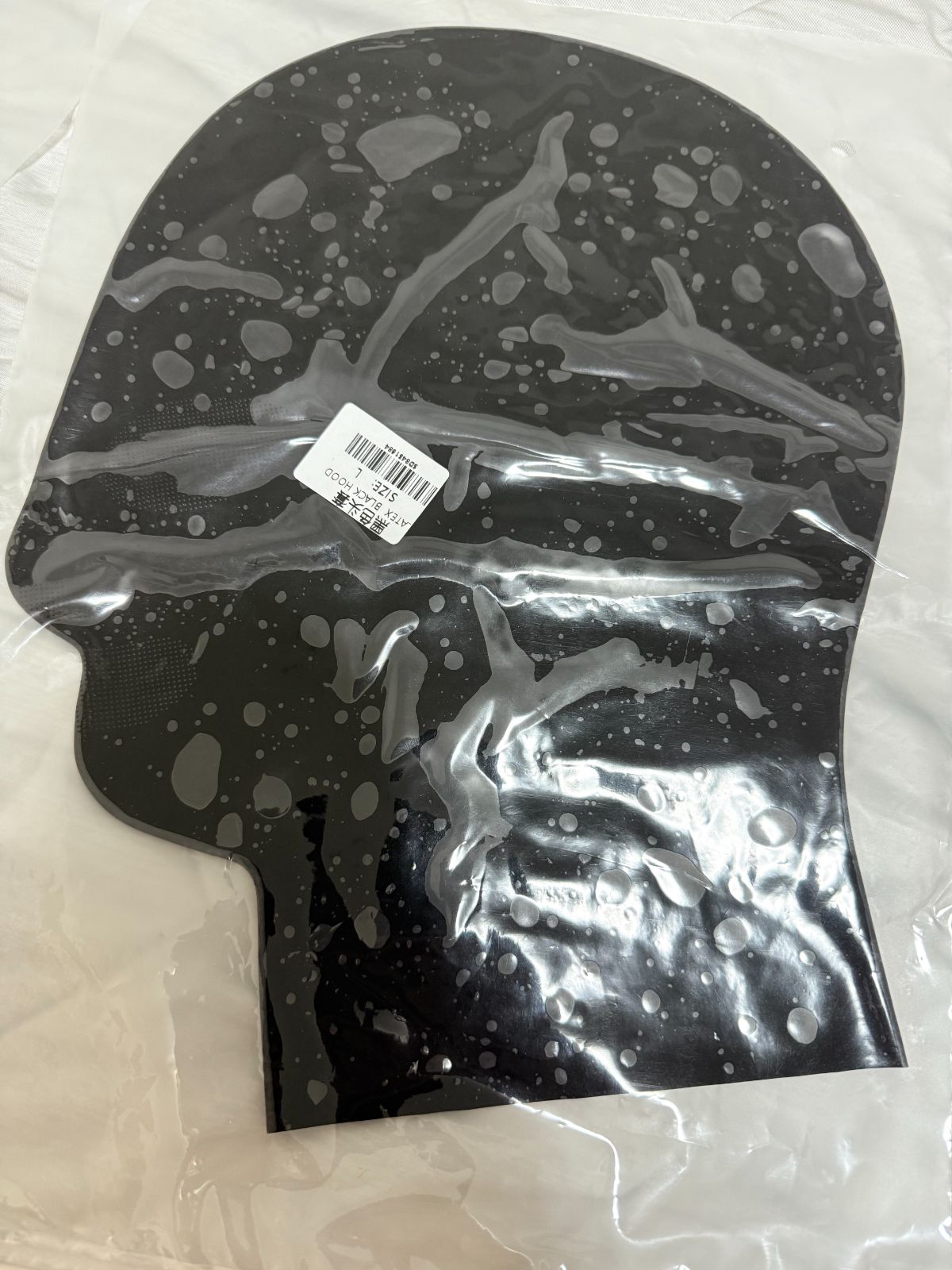 新品】ラテックス製 レーザーマイクロホール 全頭マスク ラバーマスク