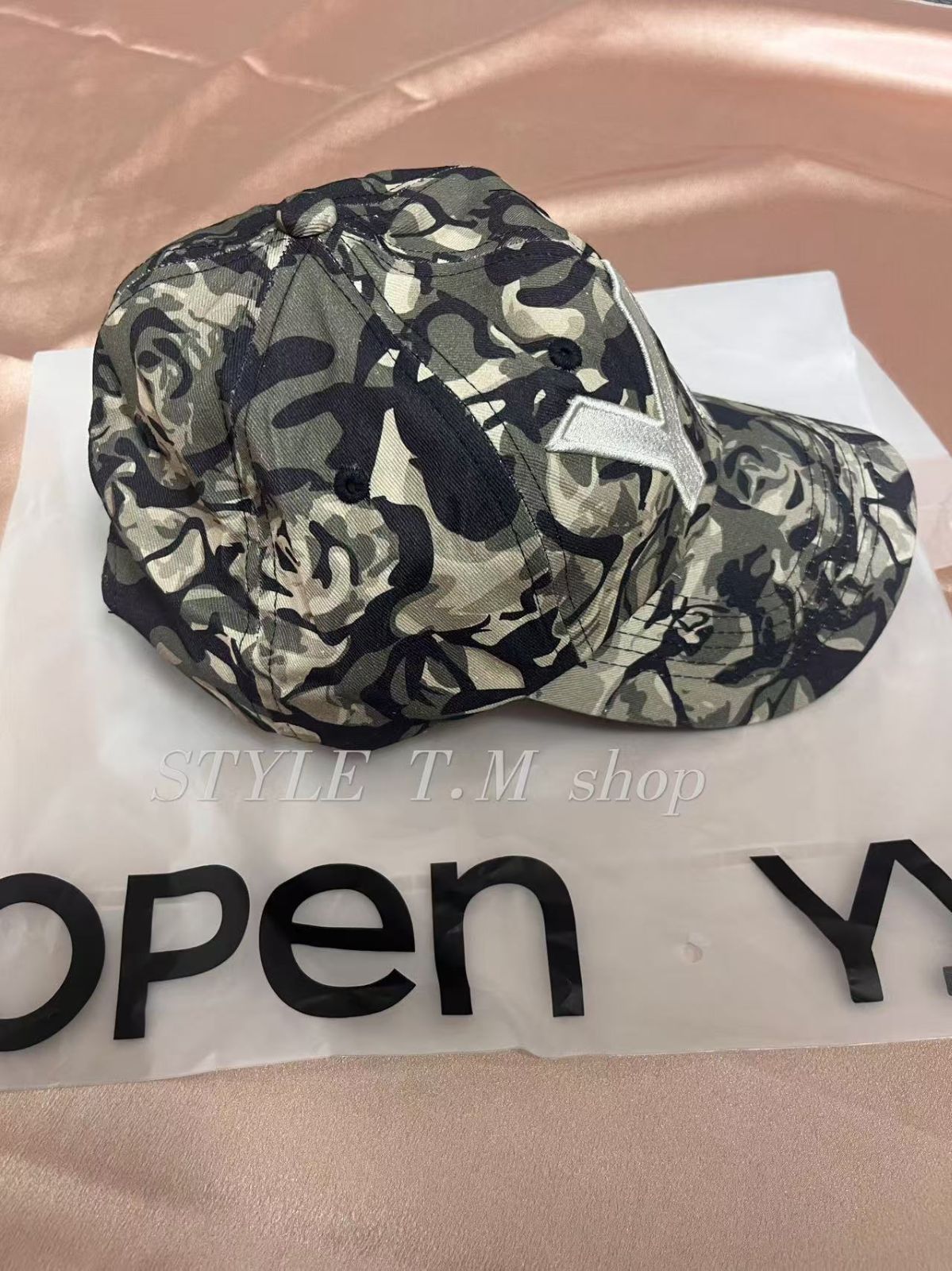 open yy OPEN Yy オープンワイワイ キャップ カモフラージュ 迷彩柄