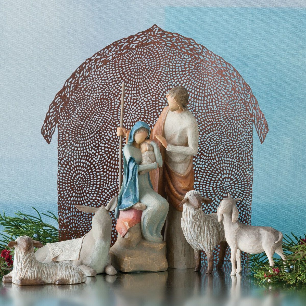 ウィローツリー The Holy Family - 聖家族 19cm | キリスト 降誕セット 馬小屋セット ナティビティ プレゼピオ 置物 彫刻  人形 インテリア スーザン・ローディ 正規輸入品 - メルカリ