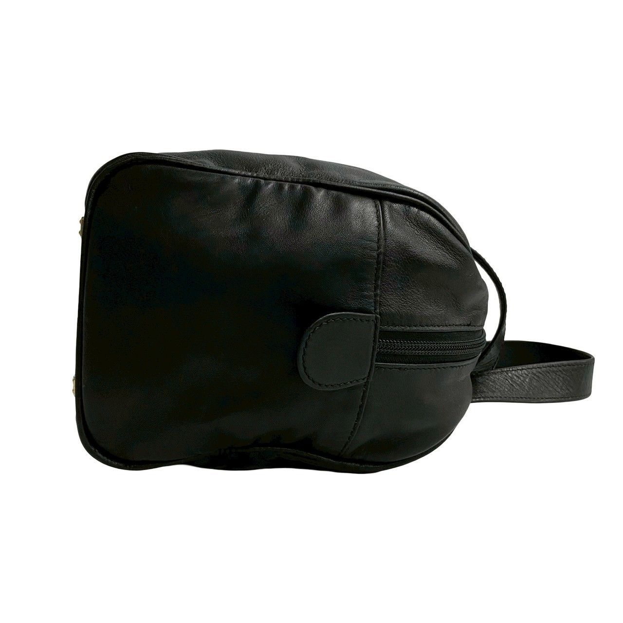 美品　ロエベ ミニボストン アマゾナ28アナグラム 金金具 レザー ブラック 黒 LOEWE（ロエベ） 極 美品 鍵付き アマソナ 28 アナグラム ロゴ 刻印