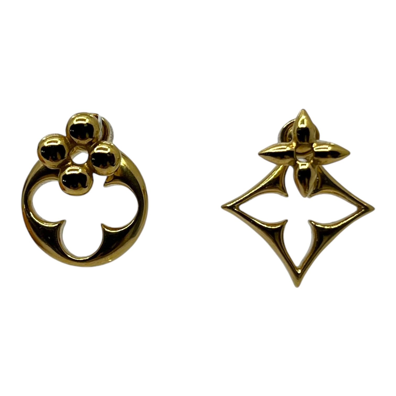 LOUIS VUITTON(ルイヴィトン) Earrings LV Flower Gram ピアス LV 