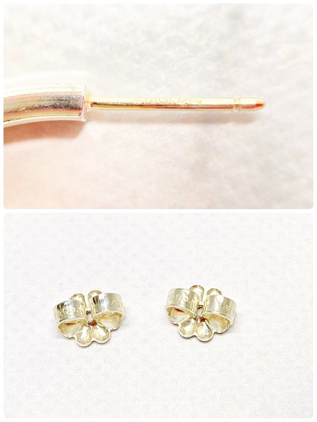 ☆TIFFANY&Co. ティファニー 1837 ナロー フープ ピアス