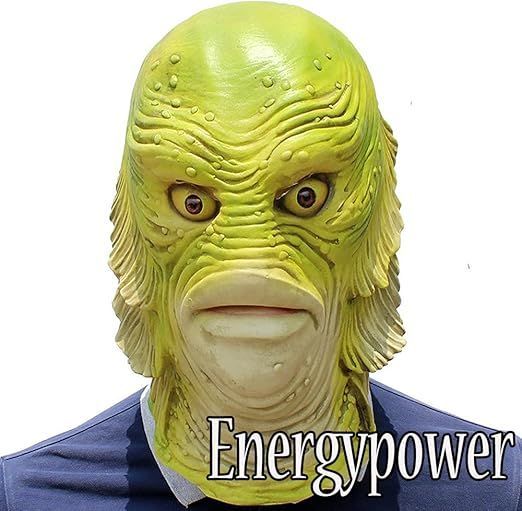 在庫処分】[EnergyPower] ハロウィン・パーティー用マスク 半魚人 悪魔 超リアルマスク 怖いです！ 宇宙人 サタン デーモン ゴブリン  ゾンビ お面 仮面 かぶりもの cosplay 変身 変装 Halloweenグッズ コスプレ衣装 フ - メルカリ