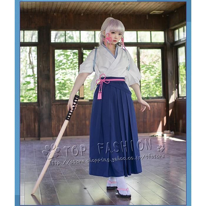 コスプレ衣装 原神 げんしん 神里綾華 雪晴れに綻ぶ椿 剣道着 着物 セット ウィッグ 靴 道具別売り