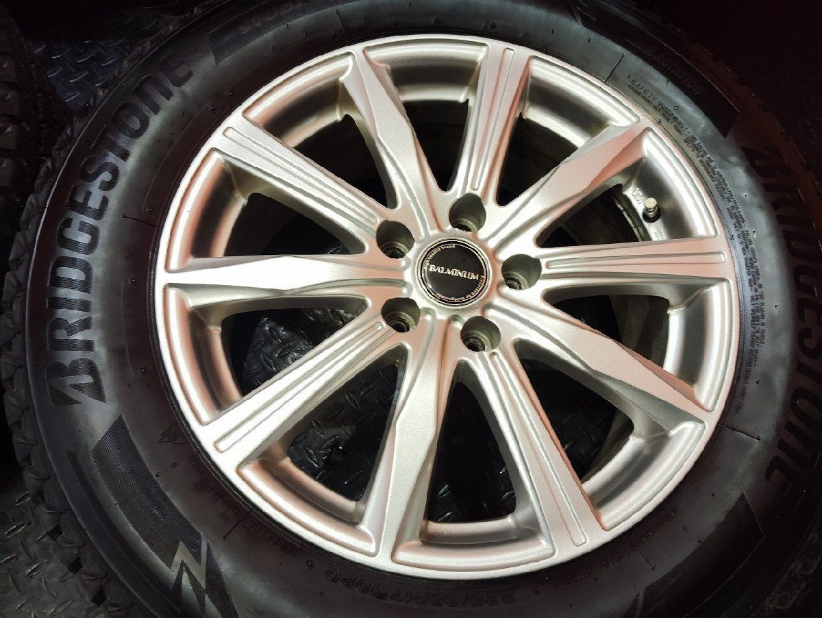 BRIDGESTONE BLIZZAK DM-V3 225/65R17】スタッドレス【BS BALMINUM 17 