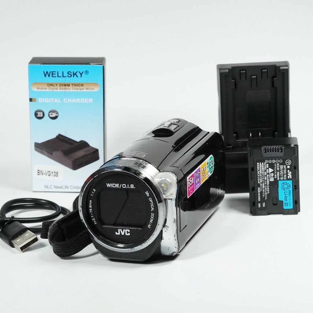 エブリオ ビデオカメラ GZ-E565-W - ビデオカメラ