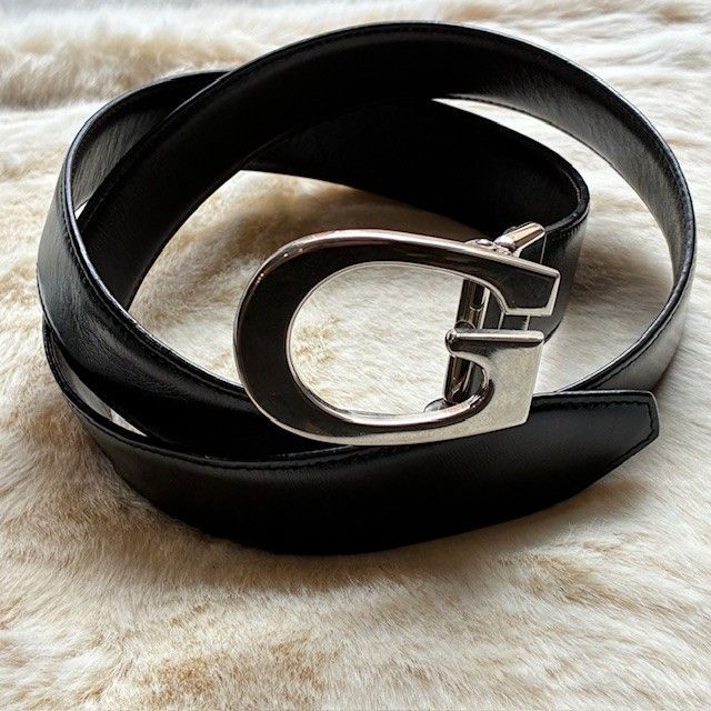 極美品 GUCCI グッチ ベルト ベルトバックル G型 裏表回転 シルバー 61+Hee1Z8cL._SY350_QL65_.jpg