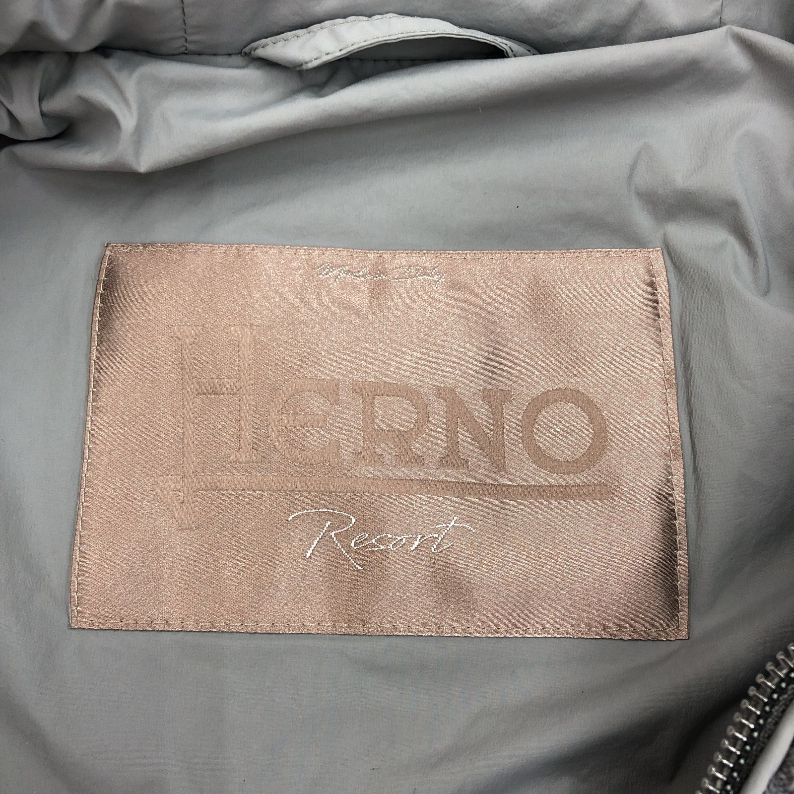 HERNO ヘルノ RESORT ヘリンボーン ジップパーカー JC00016UR 