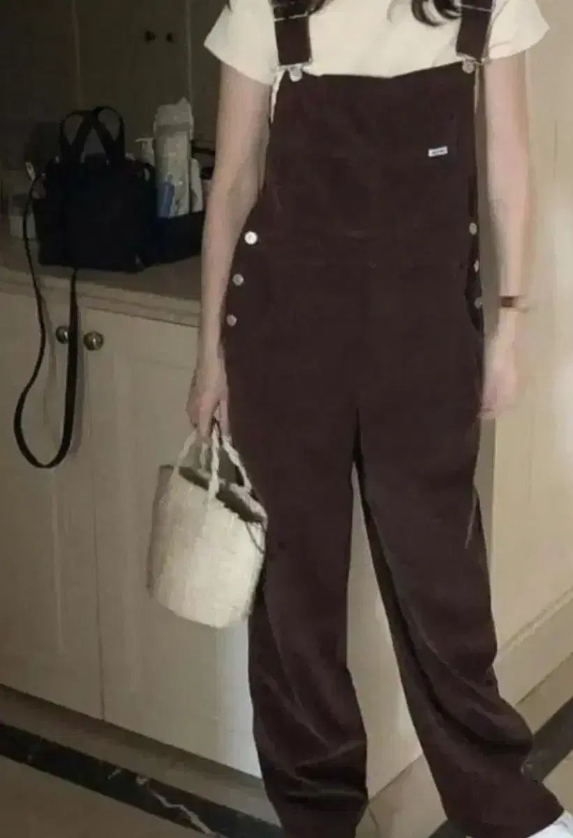 JOIE DE VIVIER コーデュロイ オーバーオール M