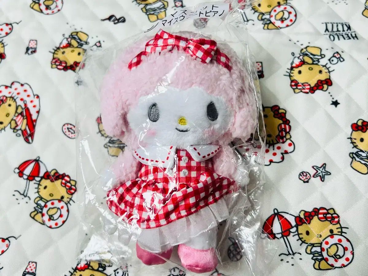 サンリオ　当たりくじ　③ピアノぬいぐるみ ⑥ピアノマスコット サンリオ 当たりくじ マイメロディ ピアノ くじ 6 複製