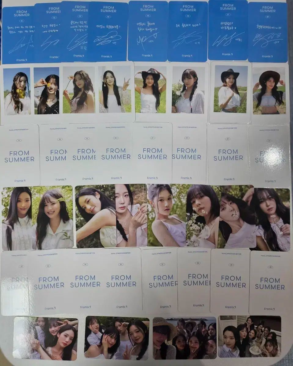 fromis_9 プロミスナイン プミナ From Summer トレーディングカード トレカ カード フルセット FULL SET