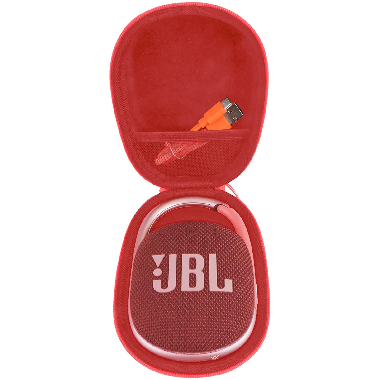 ポータブルスピーカー　Bluetooth　Aenllosi　ま～さん本舗　在庫セール】JBL　メルカリ　CLIP　CLIP4　専用保護収納ケース-　(レッド)