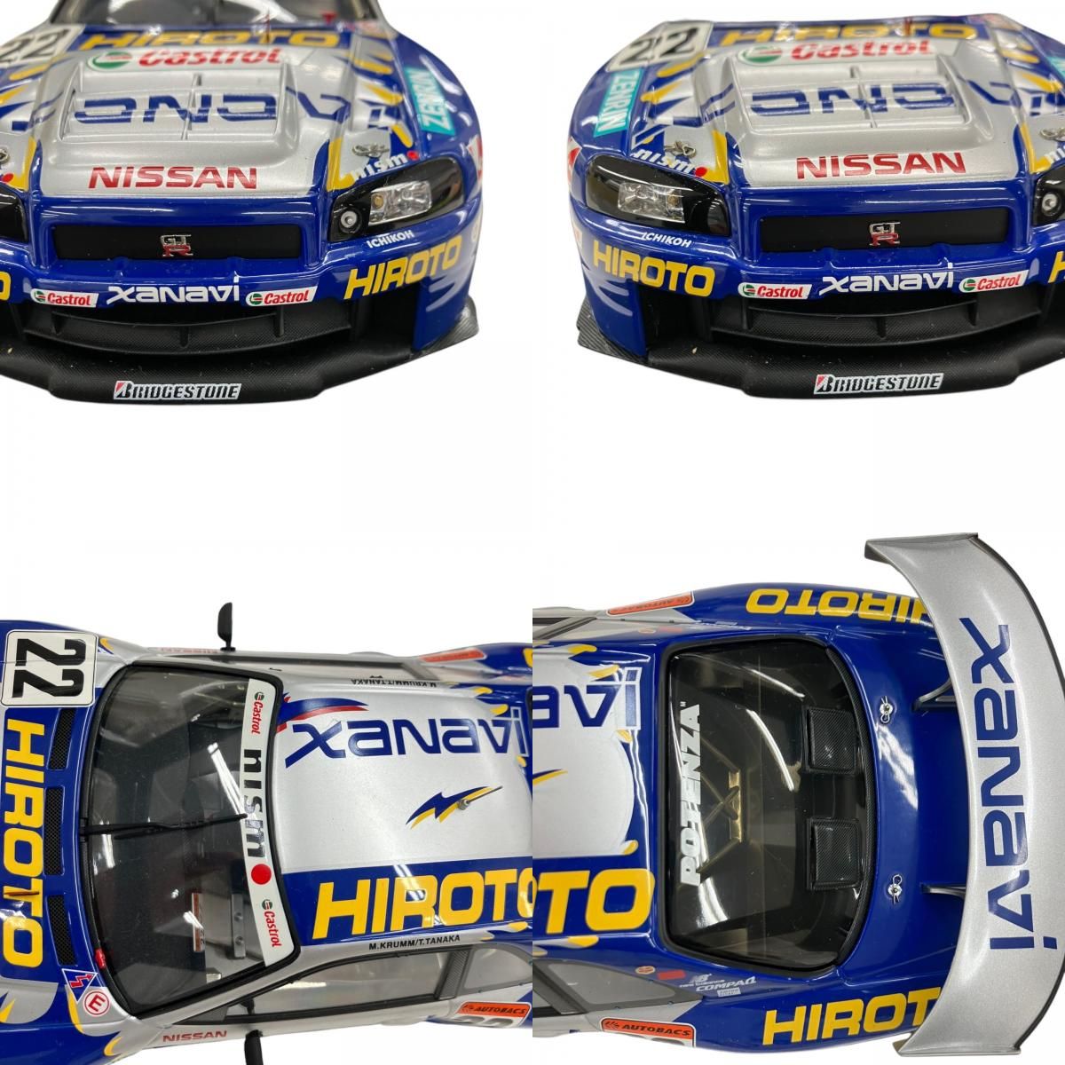 未展示品 オートアート 1/18 XANAVI HIROTO GTR (R34) AUTOart - 未展示品 オートアート 1/18 XANAVI HIROTO GTR (R34
