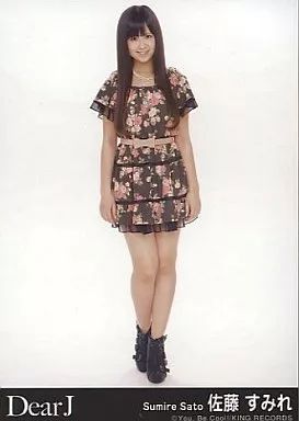 中古】生写真(AKB48・SKE48) AKB48/佐藤すみれ(衣装黒)/全身/CD「DearJ