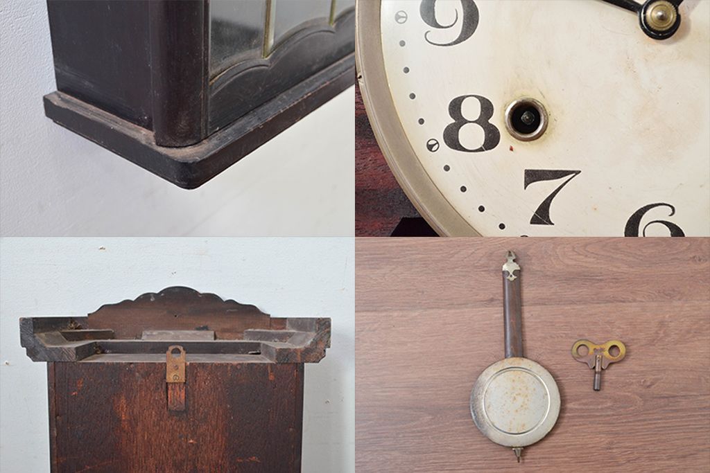 古時計 掛け時計 アンティーク 振り子時計 昭和レトロ 大正浪漫 ☆事前