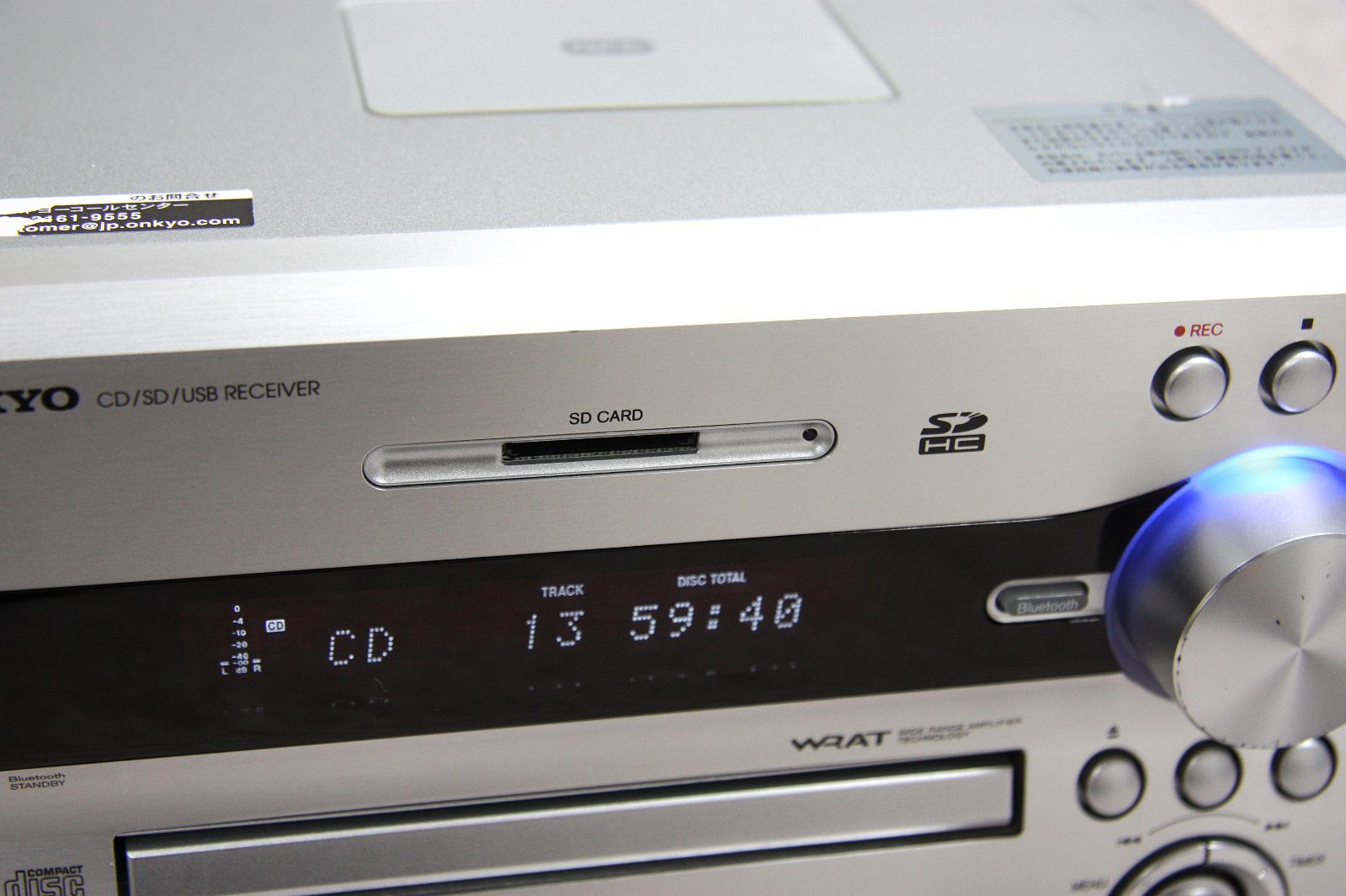 ONKYO Bluetooth搭載 CD/SD/USBレシーバーNFR-7TX - メルカリ