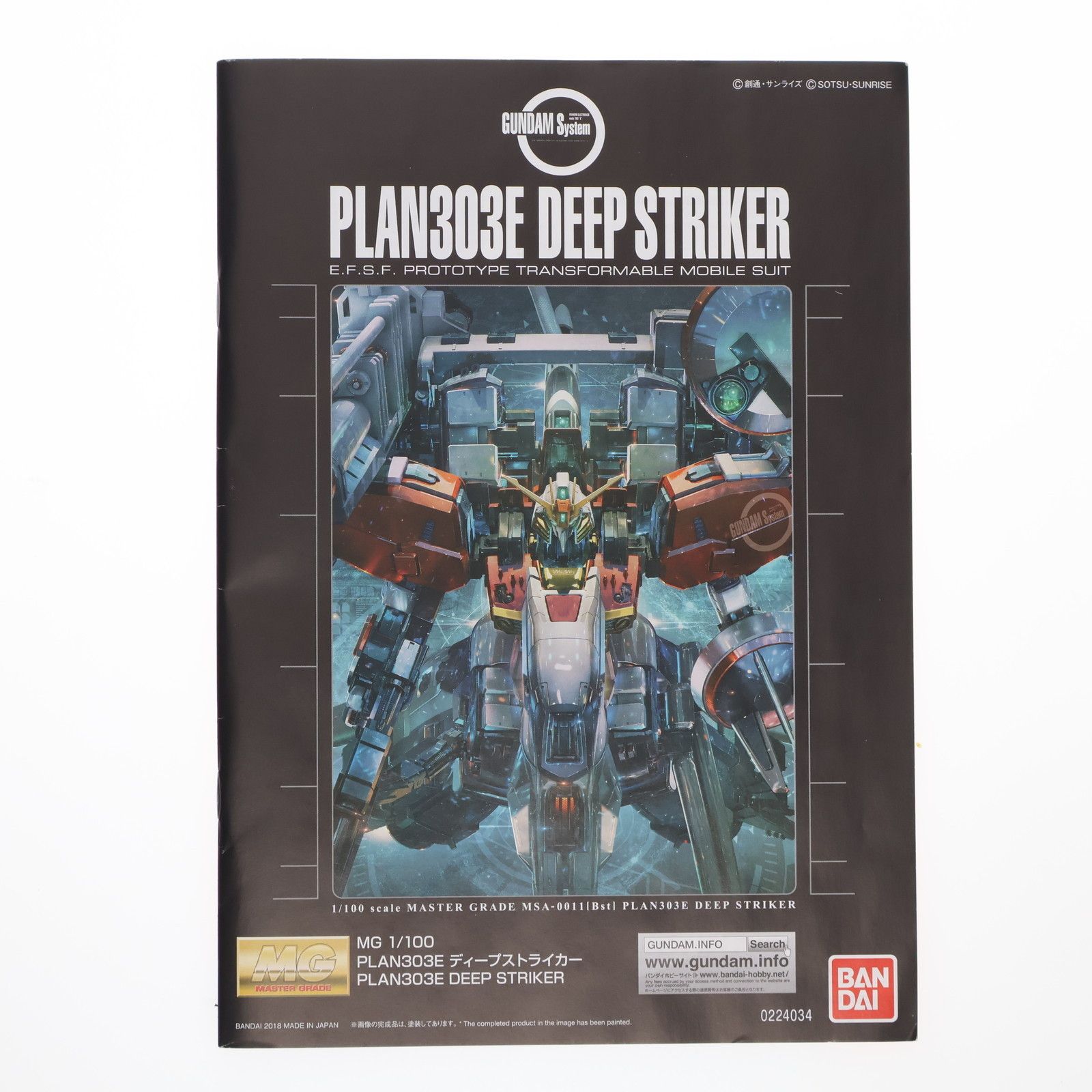 BANDAI - MG 1/100 MSA-0011[Bst] PLAN303E ディープストライカー ガンダム・センチネル プラモデル(0224034) バンダイ Amazon | MG 機動戦士ガンダムセンチネル PLAN303E MSA-0011