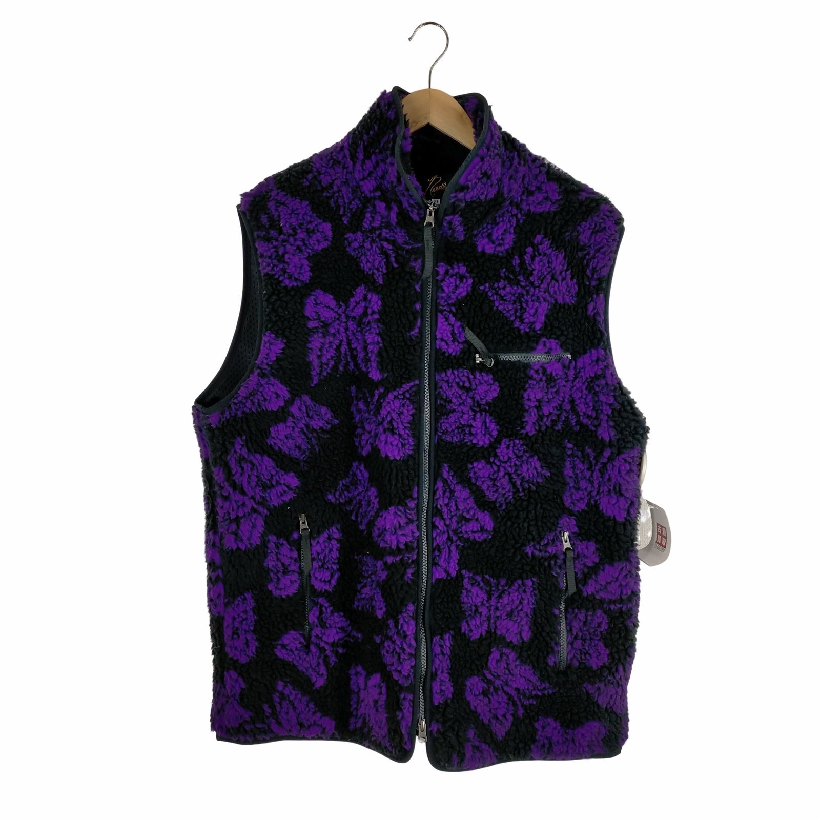 ニードルズ Needles 22AW Boa Fleece Vest パピヨン柄ボアフリース 