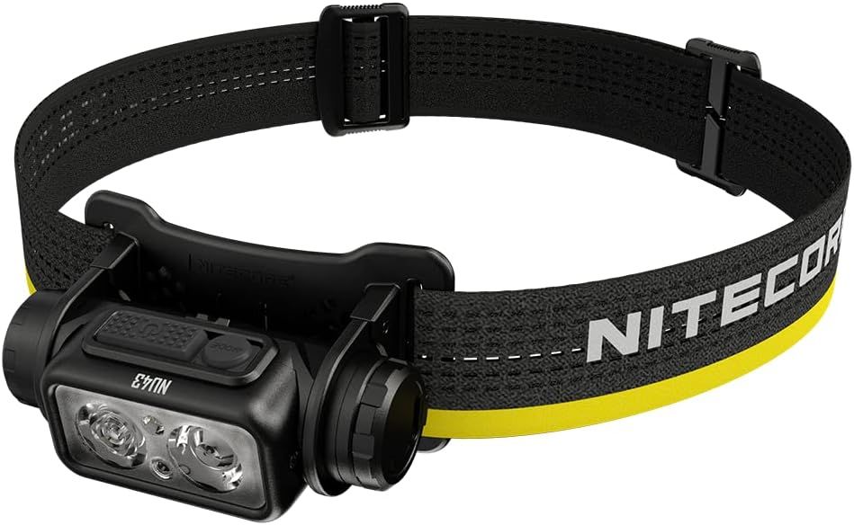 NITECORE NU43 1400 ルーメン USB-C 充電式ヘッドランプ