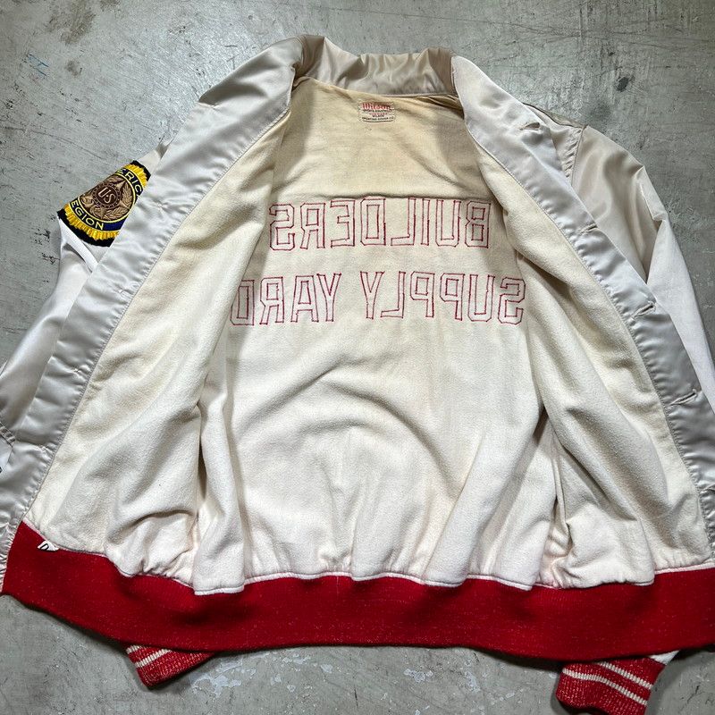 サイズ大 40s 50s ウィルソン ボタンスタジャン WILSON ボタスタ