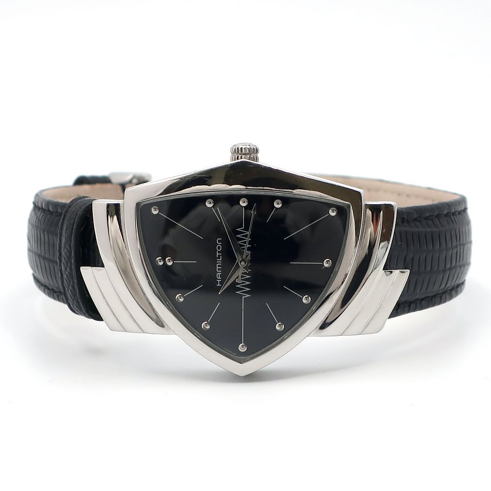 ハミルトン(HAMILTON) ベンチュラ メンズ 蛇腹ベルト H244110 付属品付き