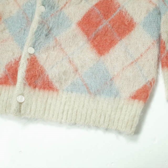 NEEDLES × BEAMS BOY Check Mohair Cardiga NEEDLES × BEAMS BOY Check Mohair Cardiga
