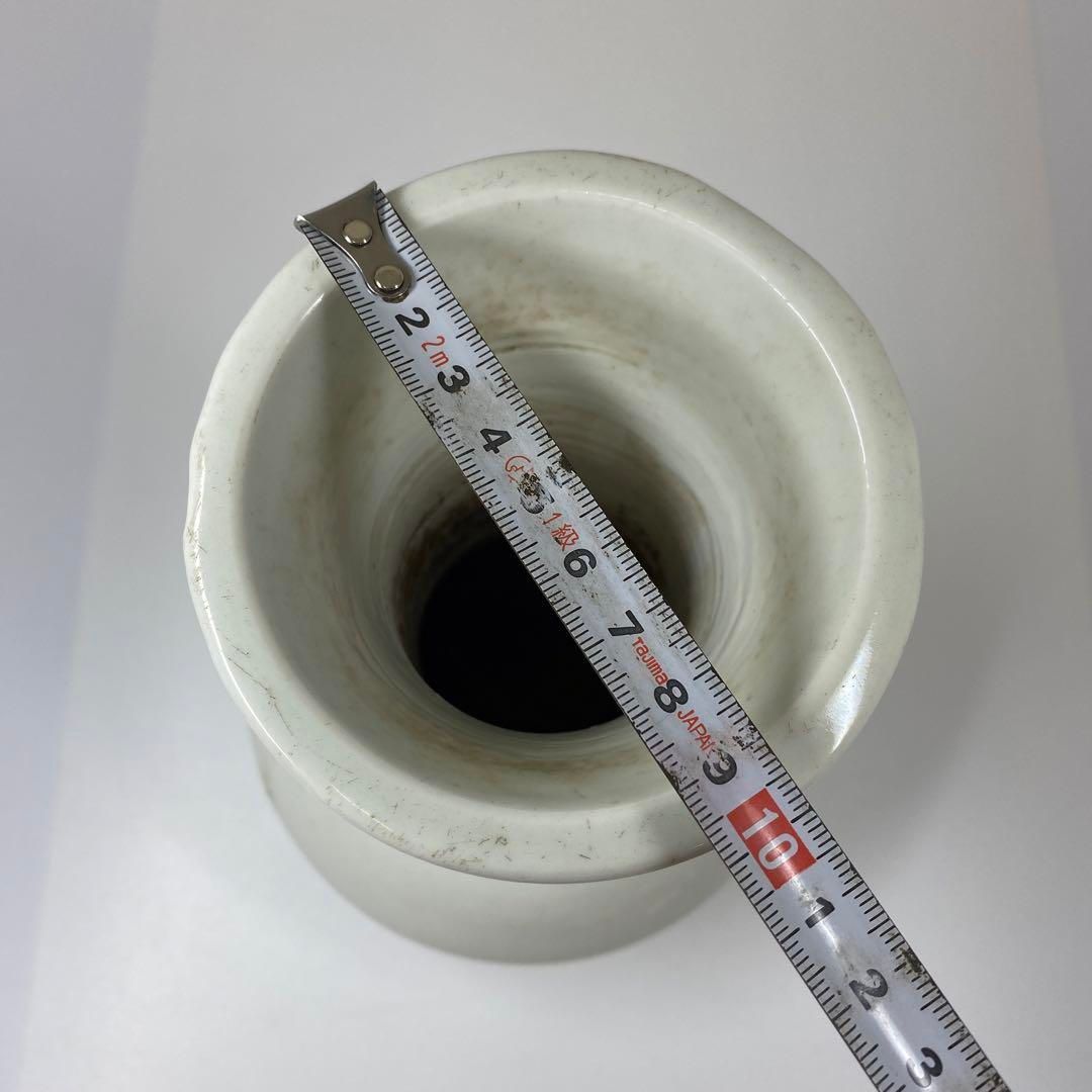 中国清時代 徳化窯双龍耳花瓶 高さ24.5㎝ 東Y6-0826☆2Fトトヒサ