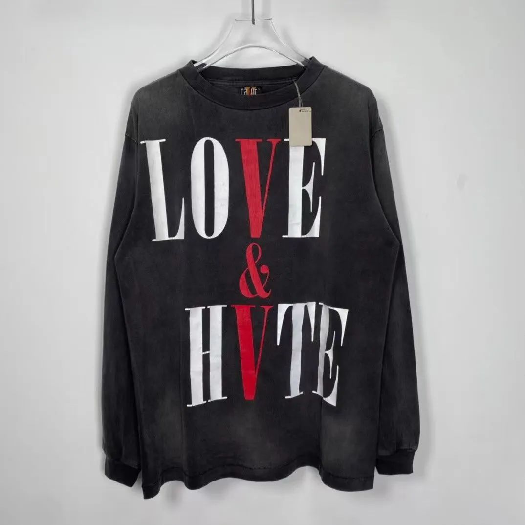 クーポン有】大注目コラボ◇SAINT MICHAELセントマイケル x VLONE◇LOVE & HATE ロングスリーブ長袖Ｔシャツ - メルカリ