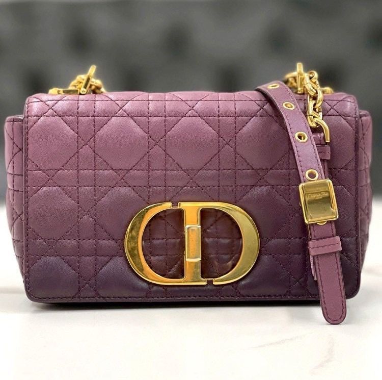 ディオール カロ スモール 紫 ショルダーバッグ 2021年
