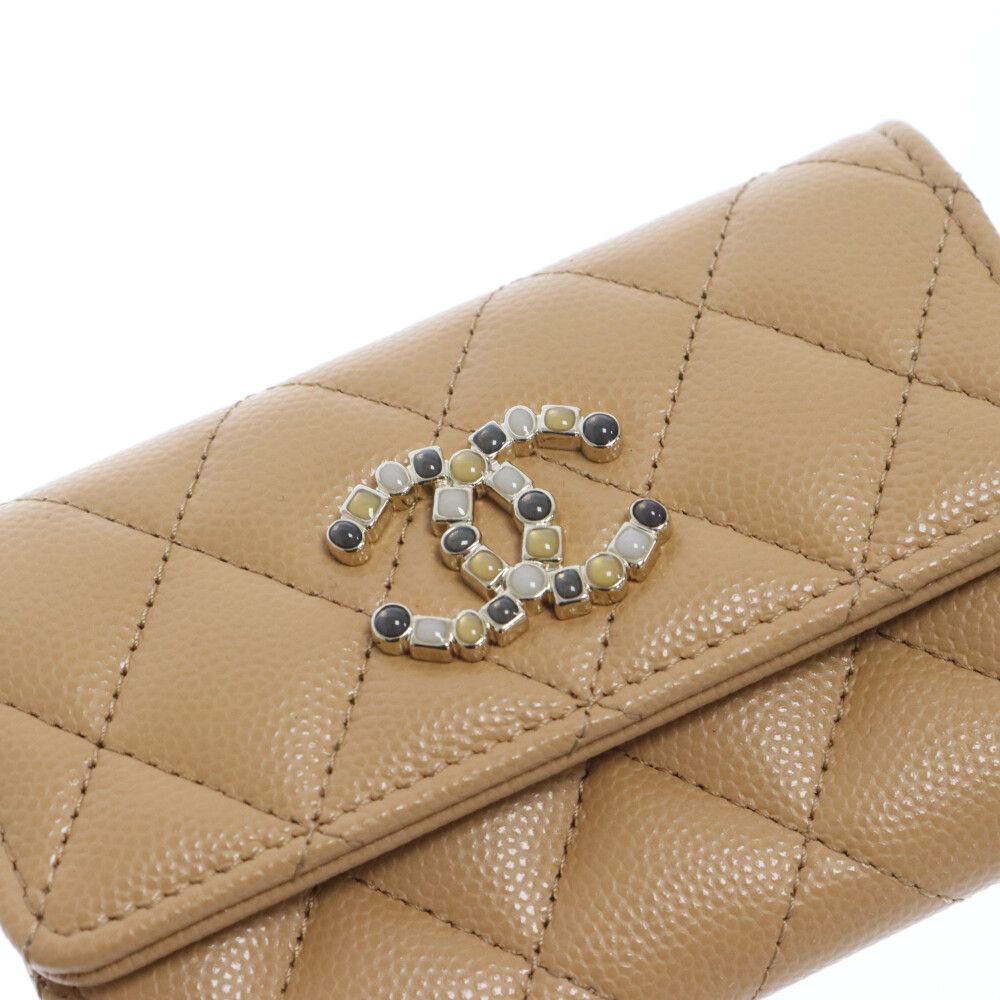 専用出品　CHANEL シャネル　マトラッセ　カードケース　キャビアスキン CHANEL (シャネル) シャネル マトラッセ キャビアスキン AP3608