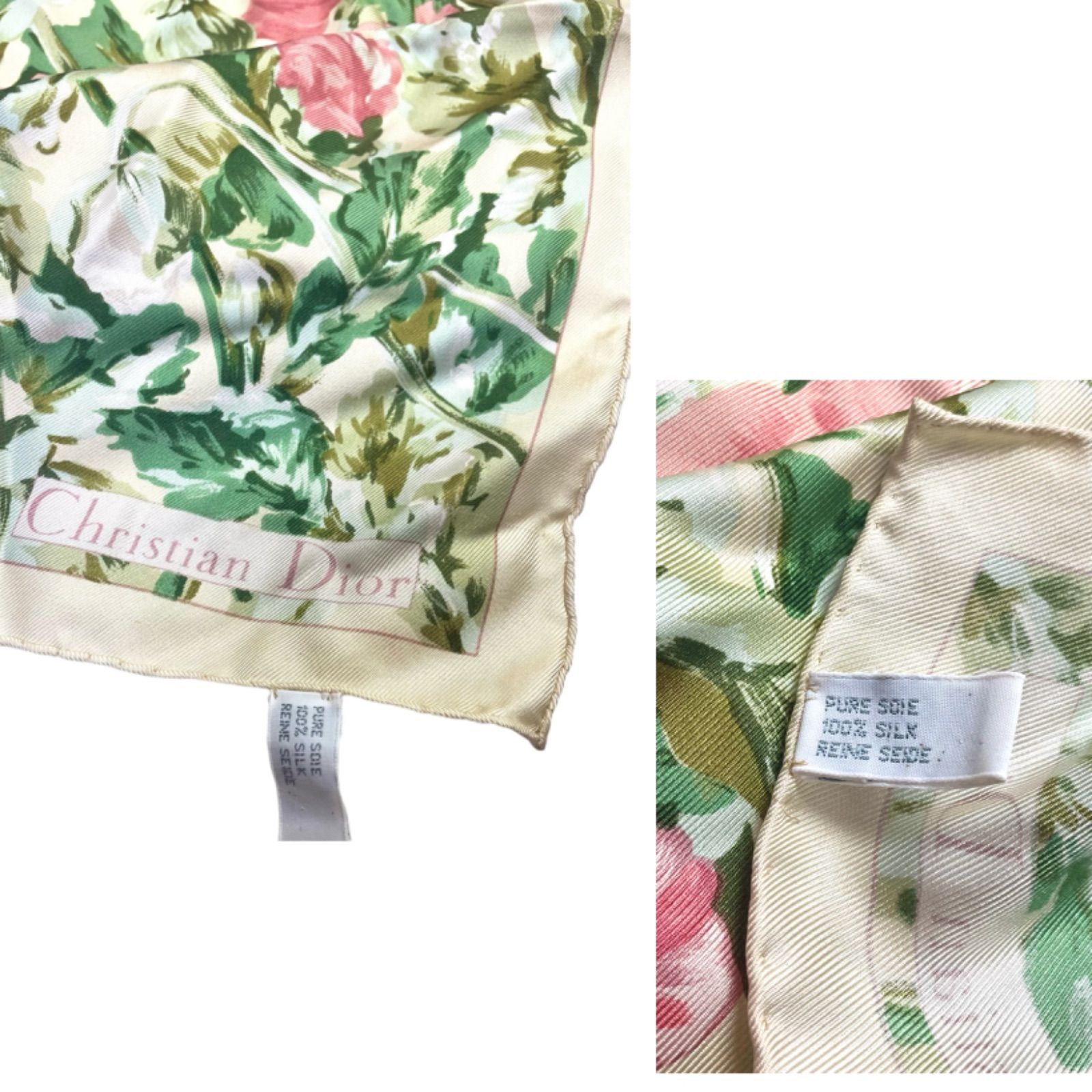 クリスチャンディオール♡シルク100%スカーフ 楽天市場】Christian Dior クリスチャンディオール シルク100