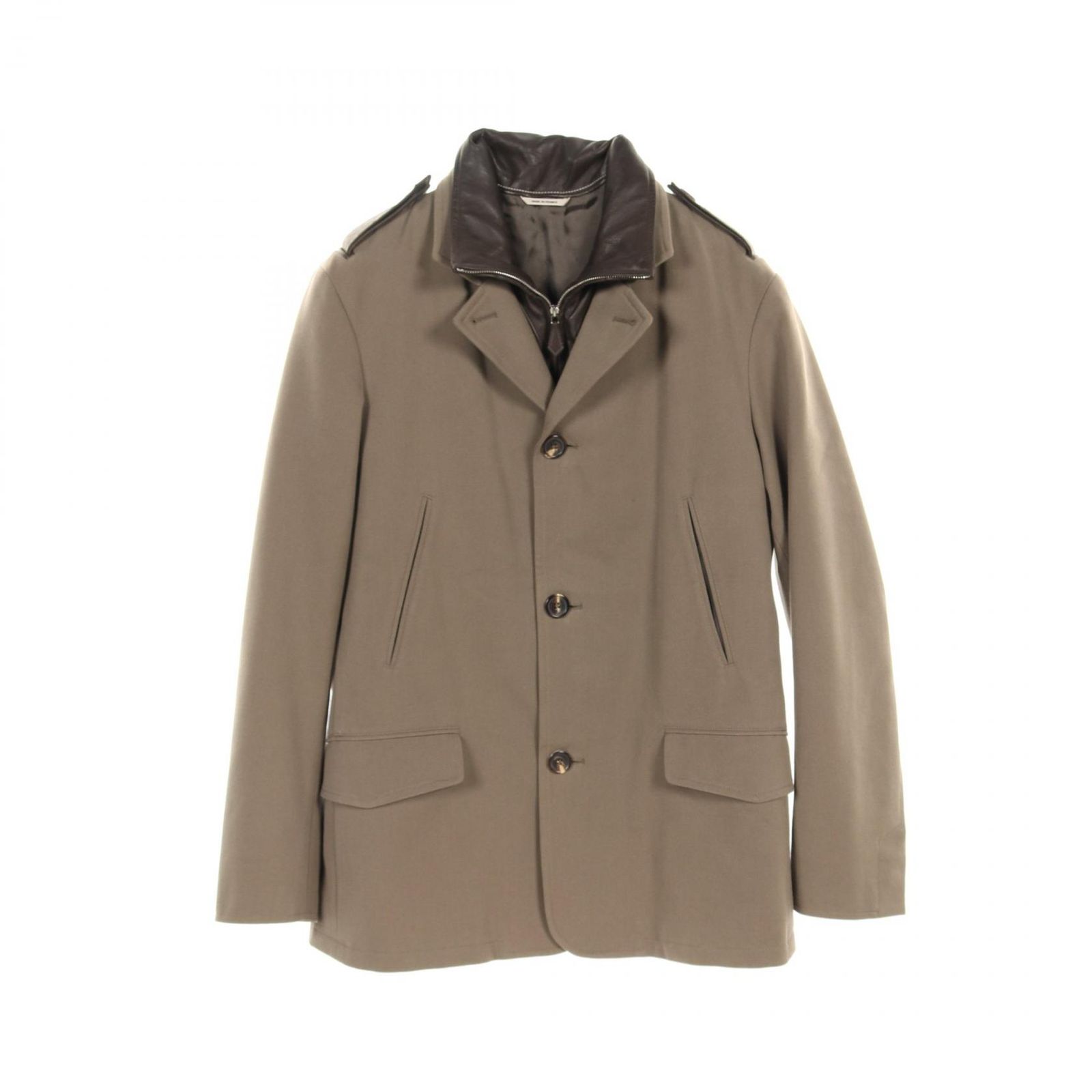 HERMES エルメス その他ジャケット レザーベスト レイヤード